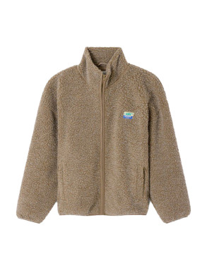 mhok 16b teddy jacket muscade chine 