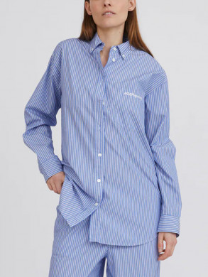 Holiday shirt blue str S