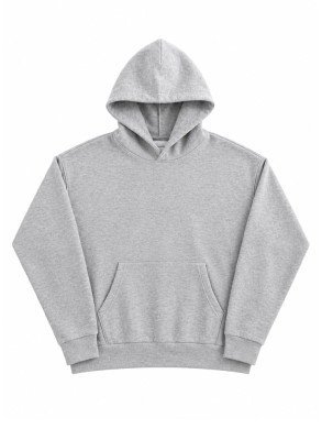 Hoodie grey mel 