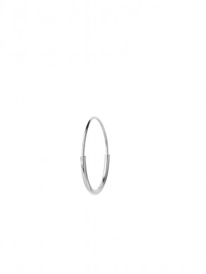 Delicate hoop silver 