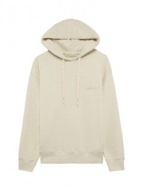 Hoodie main man jersey cream 
