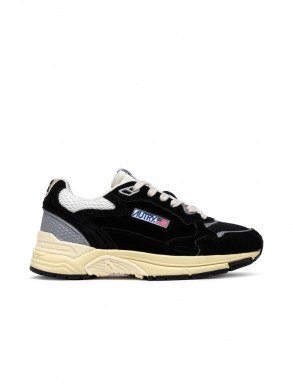 Hyperway low man sneaker black silver 
