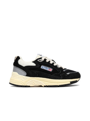 Hyperway low man sneaker black silver 