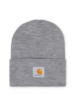 Acrylic watch hat grey heather 