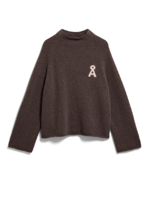 Iconic a bouclé pullover claystone 