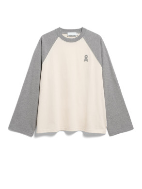 Iconic a raglan longsleeve undyed silver 