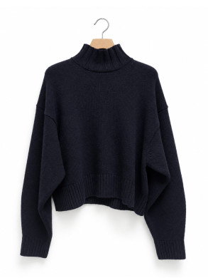 Ina turtleneck navy 