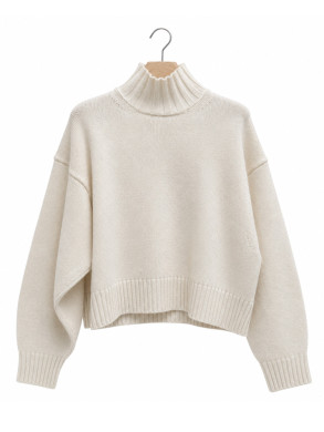 Ina turtleneck off white 