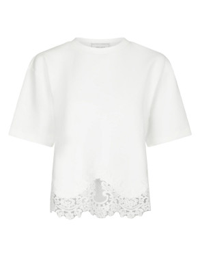 Iria lace tee white 
