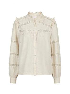 Isala corduroy shirt ivory 