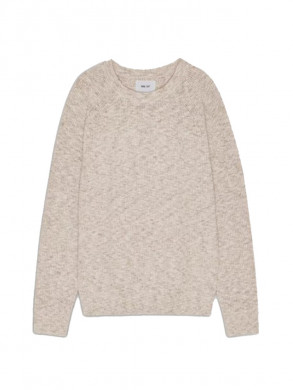 Jacobo boucle pullover wht pepper 