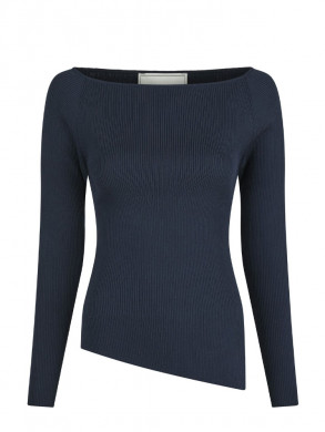 Janna knit blouse midnight S