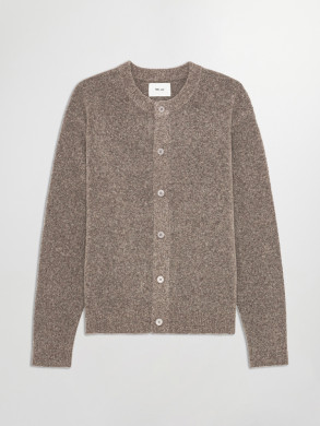 Jasper crew cardigan mable husk 