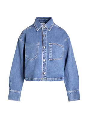 27 the suit up jeans jacket mittelblau 