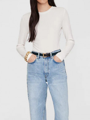 Jo longsleeve tee off white S