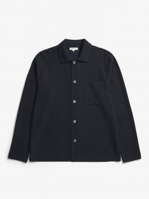 Jorn double face overshirt dk navy 