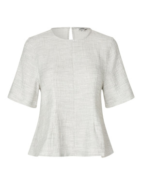 Kaely-m remilla shirt grey snow S