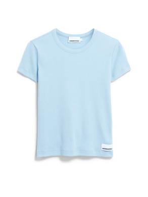 Kardaa rib t-shirt blue glow S