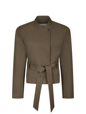 Kaylin structure blazer dusty brown M