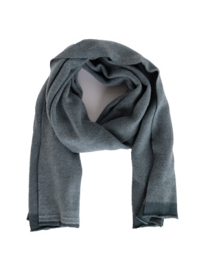 Kibo scarf dk green melange 