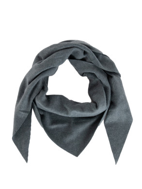 Kibo scarf triangle dk green melange 