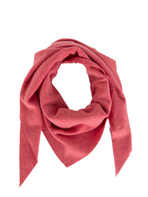 Kibo scarf triangle red melange 