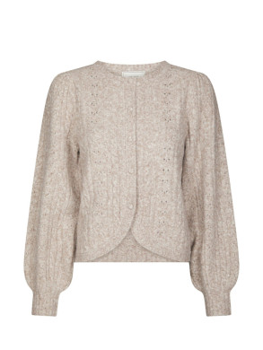 Koteas cable knit cardigan beige melange 