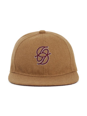 La casquette monogramme cap beige 
