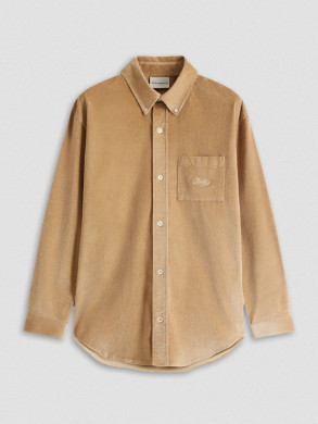 la chemise corduroy beige 