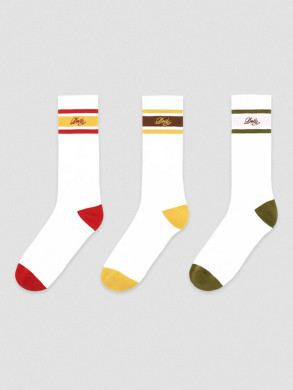 La chaussette drole rayée socks multi 