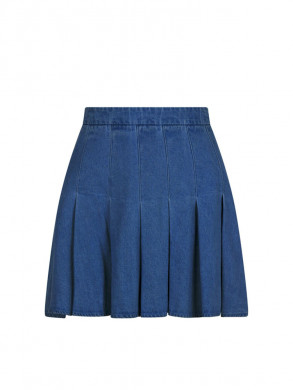 Laurina denim skirt dk blue 