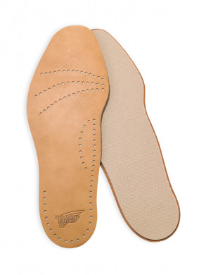 Leather footbed 