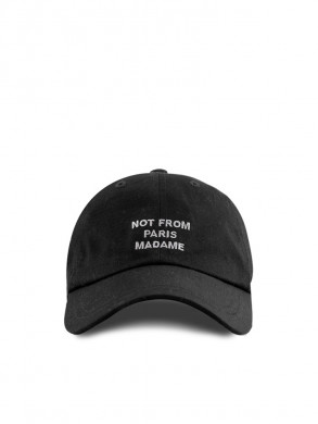 La casquette slogan black OS