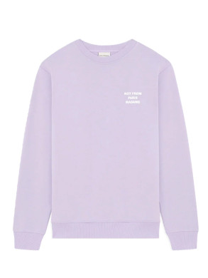 Le sweatshirt slogan lavander 