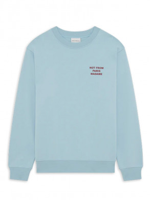 Le sweatshirt slogan lt blue 