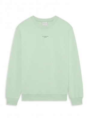 Le sweatshirt slogan classique lt green 