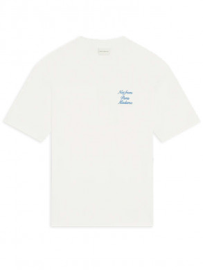 Le t-shirt slogan cursive off white 