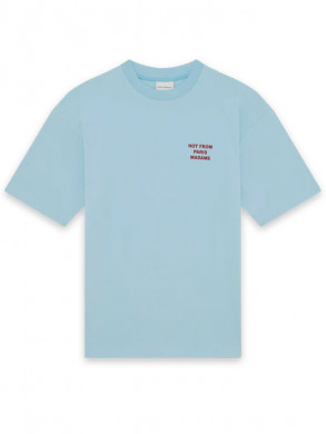 Le t-shirt slogan lt blue 