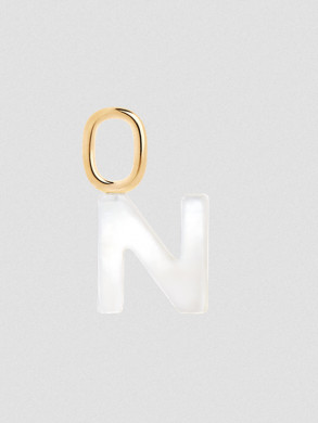 Lucid letter charm gold N 