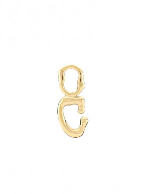 Fluent letter c gold 