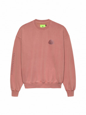 Logo crewneck sweatshirt brown 