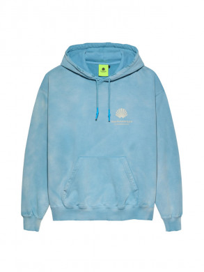 Logo hoodie washed blue 