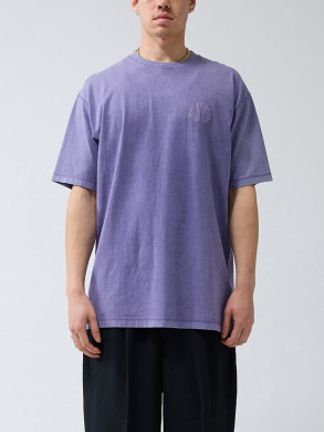 Logo tee washed purple haze 