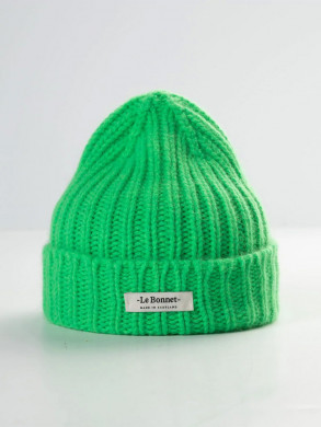 Logo beanie neon green 