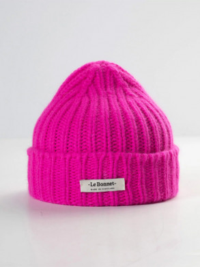 Logo beanie poppy pink 