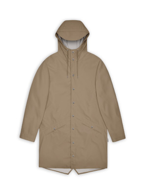 Long rain jacket beige 