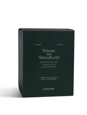 Wärme von abendgold duftkerze 250g 