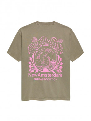 Lost surfer t-shirt taupe 
