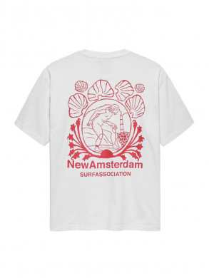 Lost surfer t-shirt white 