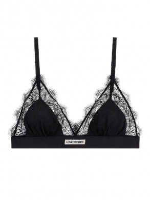 Love lace bra blk 